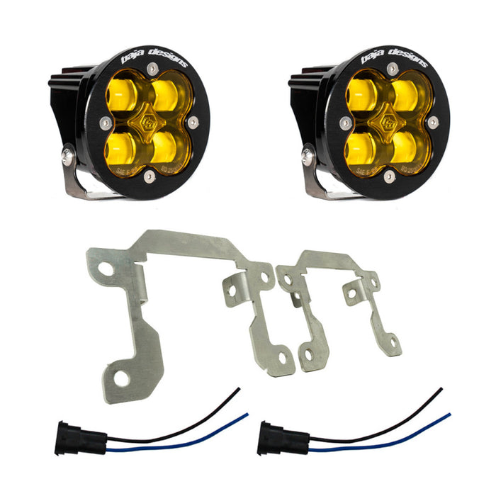 Baja Designs Ford/Subaru SAE Squadron Fog Light Pocket Kit Amber 447725