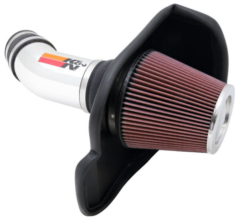 K&N Performance Intake Kit TYPHOON; 11 Compatible with Dodge Challenger 6.4L V8 69-2545TP