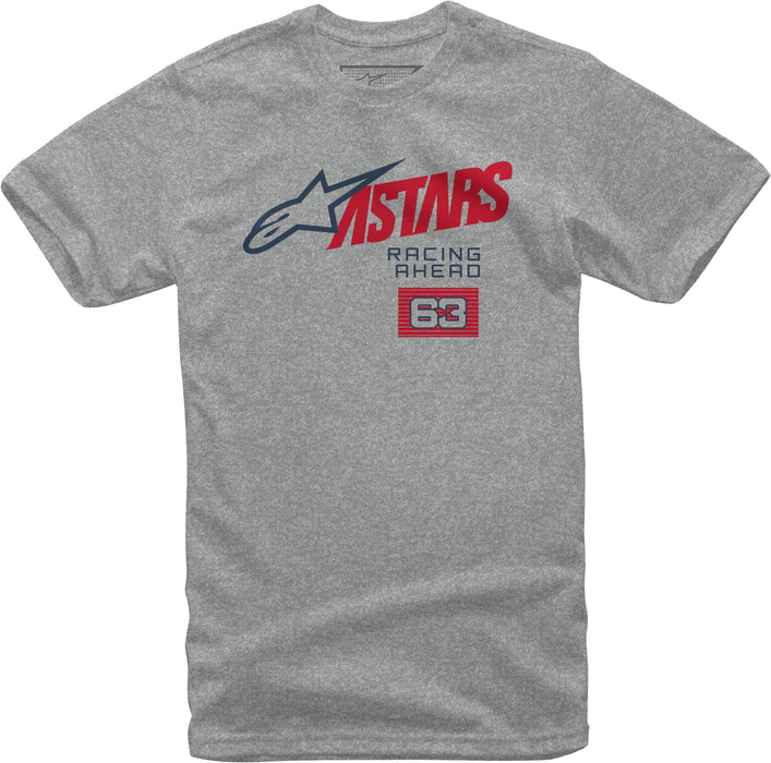 Alpinestars Title Tee Grey Heather Sm 1210-72000-1026-S