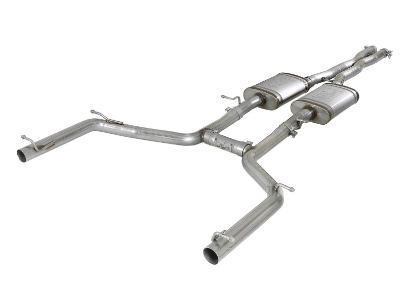 aFe MACH Force-Xp 2.5in 304 SS Exhaust 15-19 Compatible with Dodge Charger / Chrysler 300 V6 3.6L 49-32071