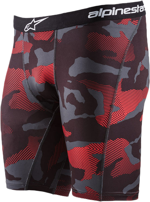 Alpinestars unisex adult Alpinestars Poly Boxer Briefs, Camo Red, Large US