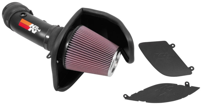 K&N 2017 Compatible with Dodge Challenger Hellcat SC V8-6.2L F/l Typhoon Air Intake 69-2553TTK