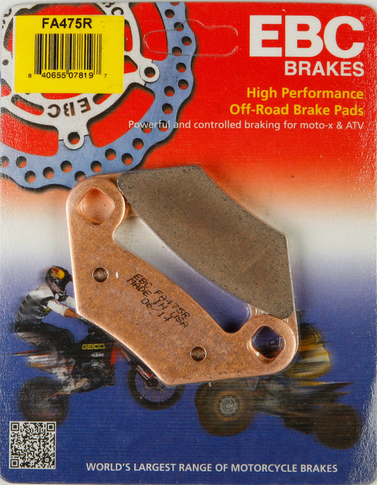 EBC Brakes FA475R Disc Brake Pad Set, Black, One Size