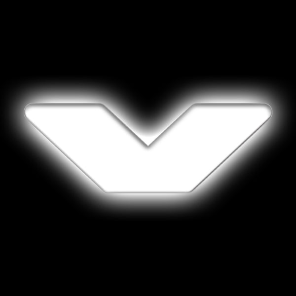 ORACLE Lighting Universal Illuminated LED Letter Badges Matte Wht Surface Finish V SEE WARRANTY 3140-V-001