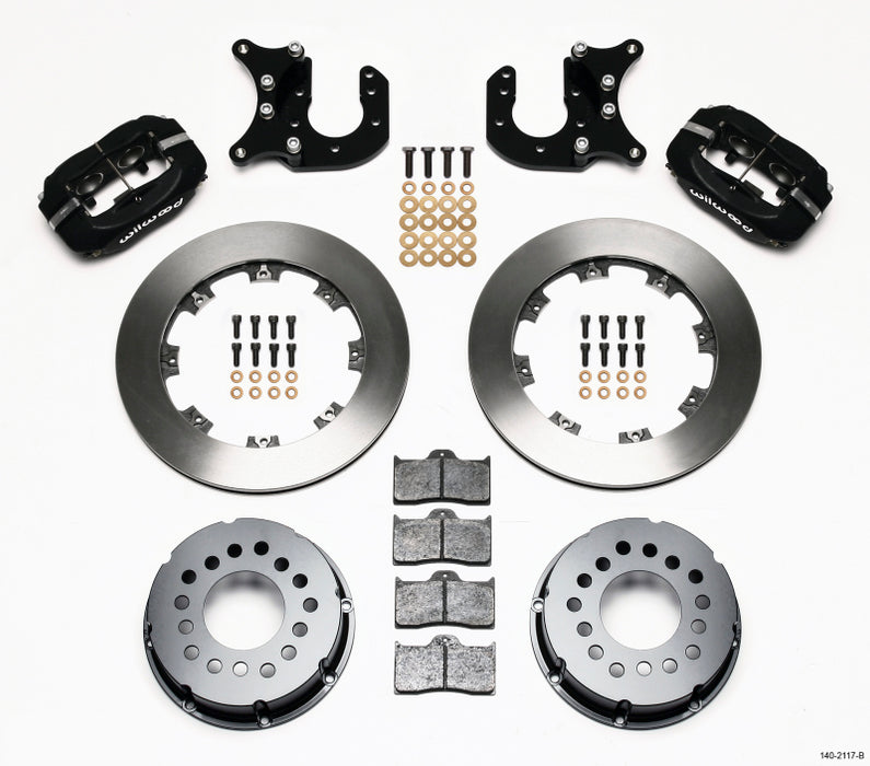 Wilwood Forged Dynalite P/S Rear Kit Mopar-Dana 2.36in Offset 140-2117-B