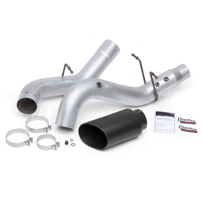 Banks Power 17-19 Chevy Duramax L5P 2500/3500 Monster Exhaust System w/ Black Tip 48996-B