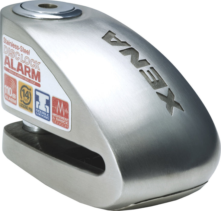 XENA - Motorcycle Disc Lock Alarm Stainless Steel