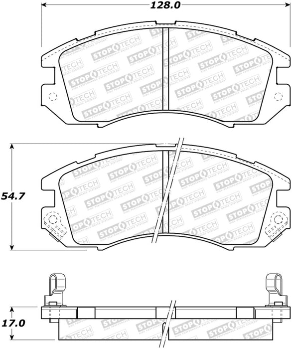 StopTech Street Brake Pads 308.047