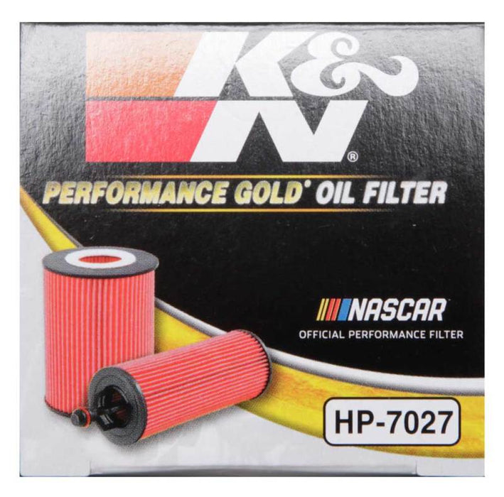 K&N Performance Oil Filter for 09-19 GM 1.4L / 1.6L / 1.8L w/ Hengst Filter Housing HP-7027