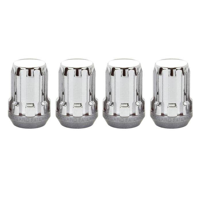 McGard SplineDrive Lug Nut (Cone Seat) M12X1.5 / 1.24in. Length (4-Pack) Chrome (Req. Tool) 65357