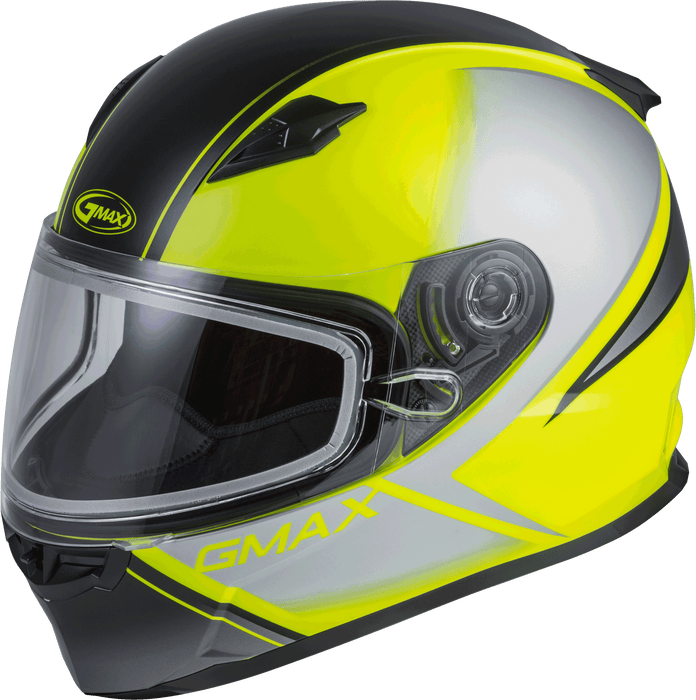 FF-49S FULL-FACE HAIL SNOW HELMET MATTE HI-VIS/BLK/GRY XL