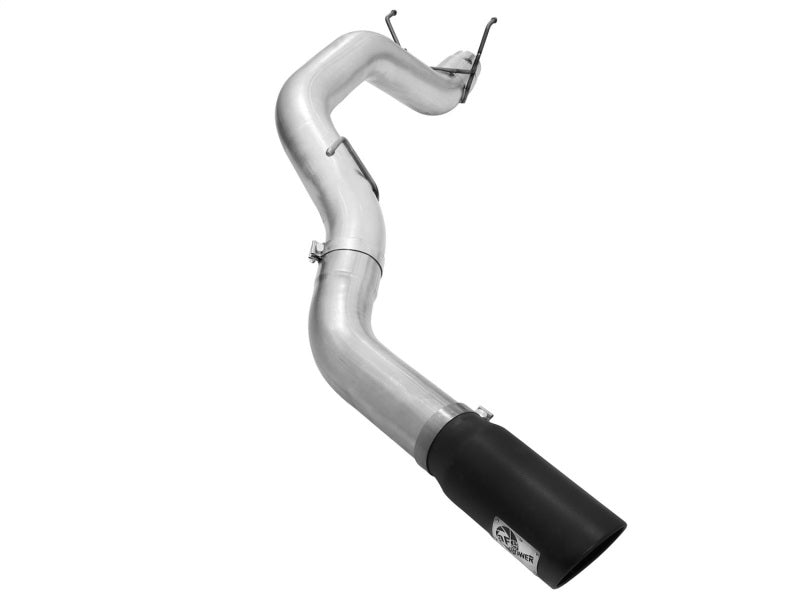 aFe Atlas 5in DPF-Back Aluminized Steel Exh Compatible with Dodge RAM Diesel 13-14 L6-6.7L Mega Cab w/ Black Tip 49-02039-B