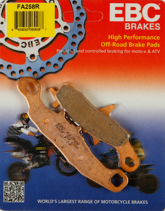 EBC Brakes FA258R Disc Brake Pad Set