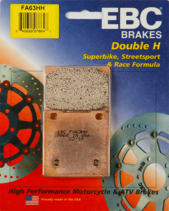 EBC Double-H Sintered Front/Rear Brake Pads FA63HH