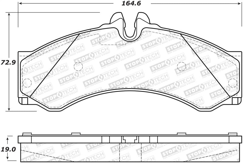 StopTech Street Brake Pads 308.1136