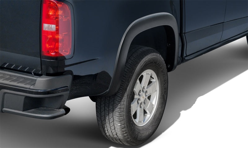 Bushwacker 15-19 Chevy Colorado (Excl. ZR2) OE Style Fender Flares 2pc Rear Black 40134-02