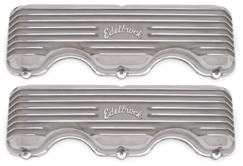 Edelbrock Valve Cover Classic Series Chevrolet W 348/409 CI V8 Polshed 4140