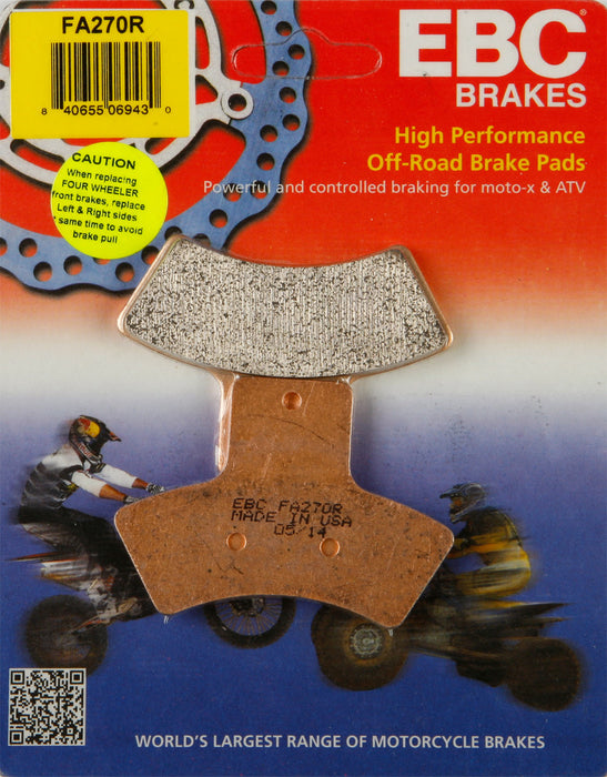 EBC Brakes FA270R Disc Brake Pad Set