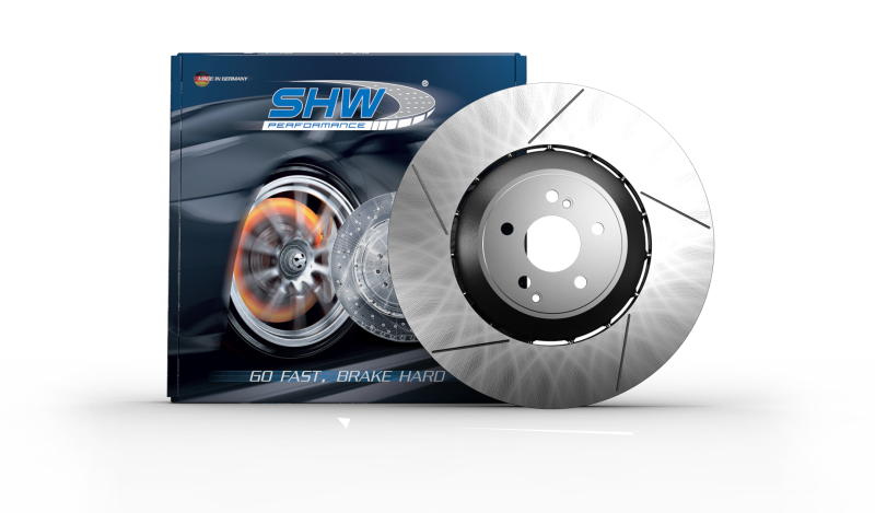 SHW 18-21 Subaru WRX STI 2.5L Front Drilled-Slotted Lightweight Brake Rotor (26300VA000) SFX41002