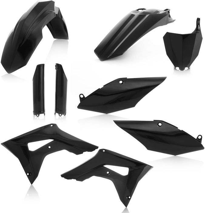 Acerbis 17-18 Honda CRF250R/ CRF450R Full Plastic Kit Black 2630700001