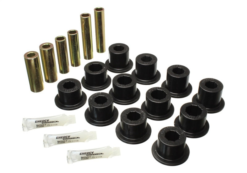 Energy Suspension 07-21 Toyota Tundra Leaf Spring Bushing Set Black 8.2117G