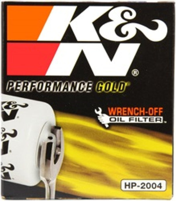 K&N 87-92 Supra Non-Turbo / 99-04 Grand Cherokee 4.0 Performance Gold Oil Filter HP-2004