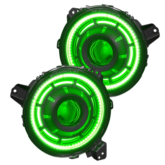 Oracle Oculus Bi-LED Projector Headlights compatible with Jeep JL/Gladiator JT w/o Controller SEE WARRANTY 5839-334