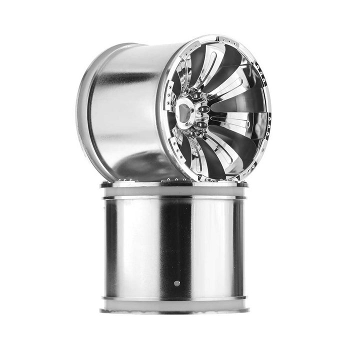 Axial AX8009 8-Spoke Oversize Wheel Chrome 2 AXIC8009