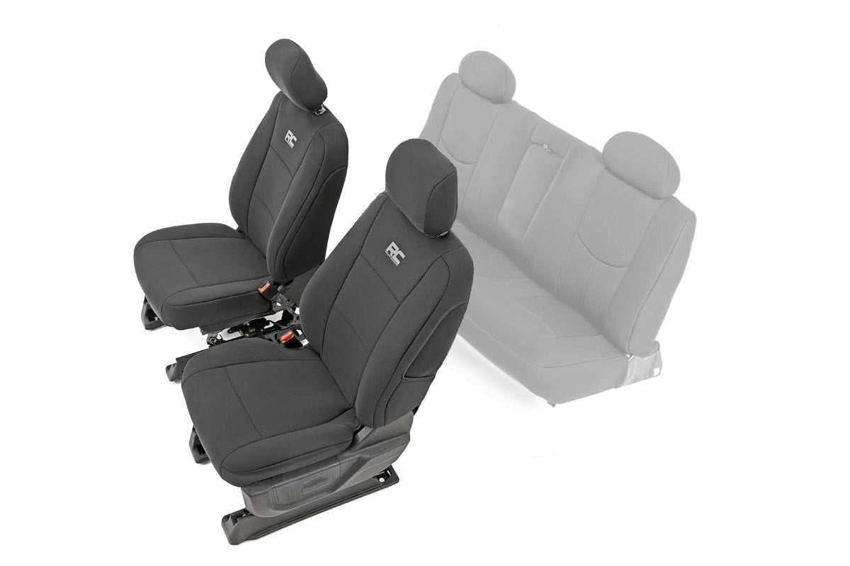 Rough Country Seat Covers Fr 40/20/40 Fits Chevy/GMC 1500 (14-18) 91024