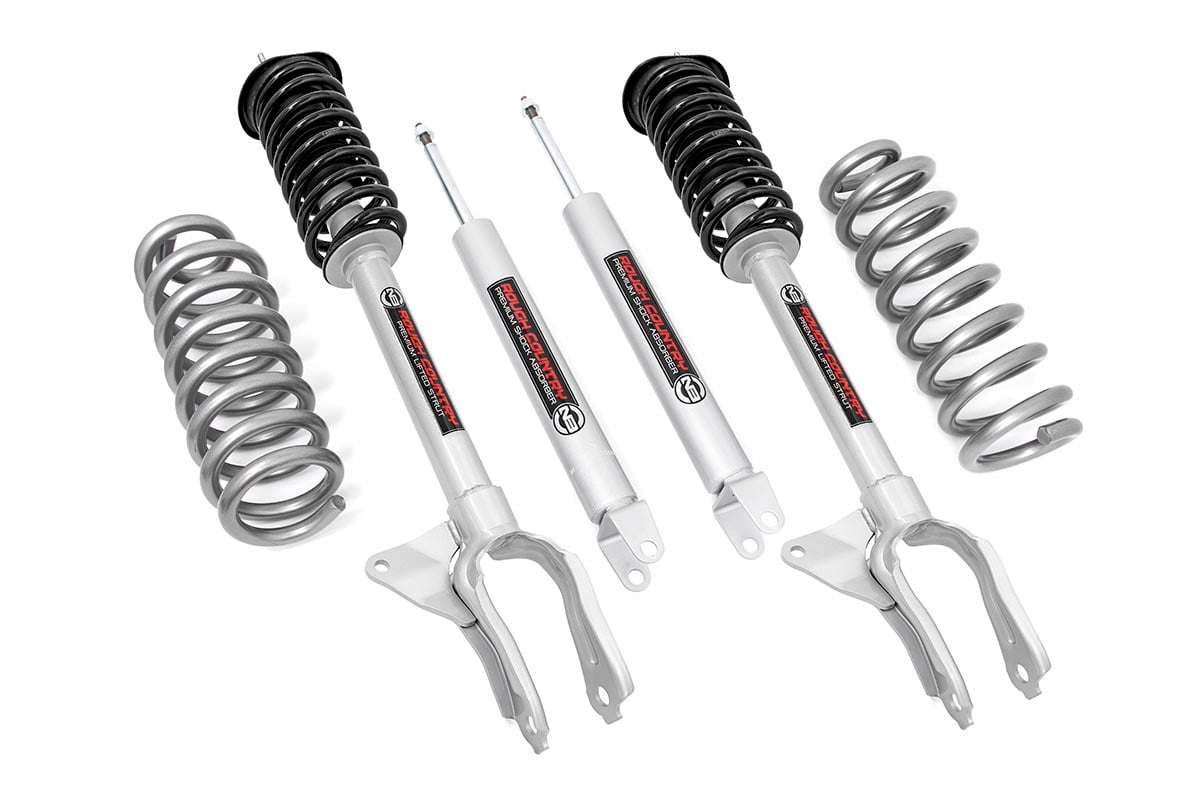 Rough Country 2.5 Inch Lift Kit N3 Struts Fits Jeep Grand Cherokee 4WD (2016-2022) 91430