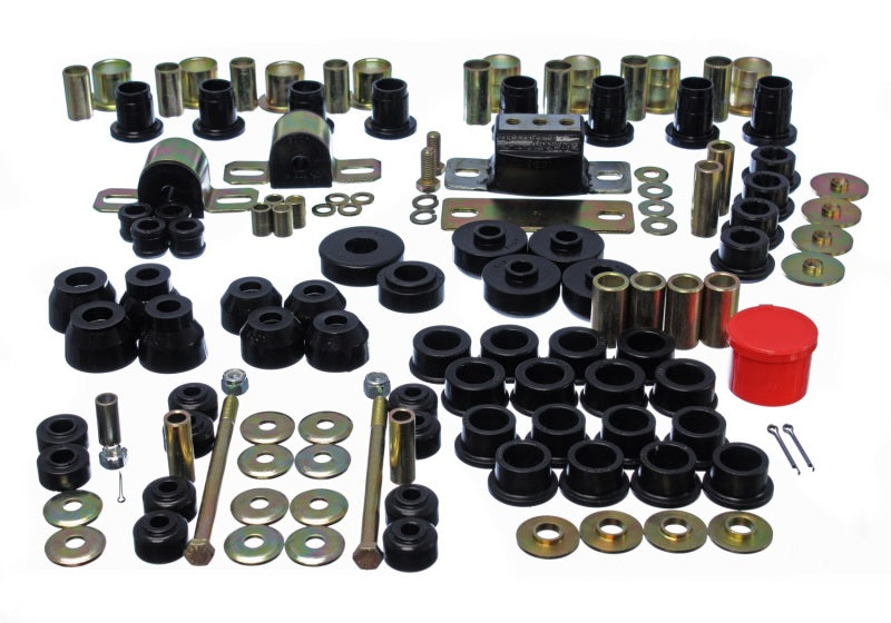 Energy Suspension 63-82 Chevrolet Corvette Black Hyper-flex Master Bushing Set 3.18123G