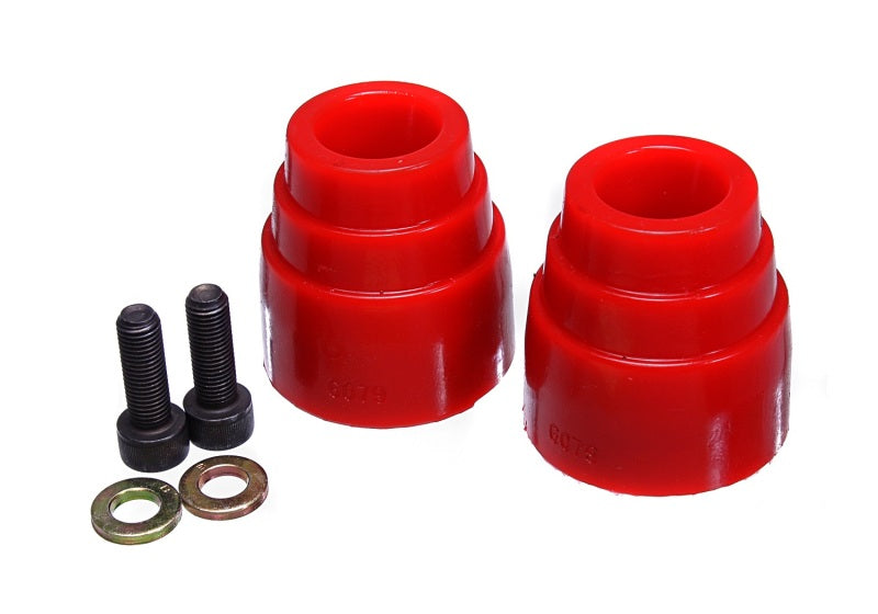 Energy Suspension 1996-2009 Toyota 4Runner Rear Bump Stops (Red) 8.9104R