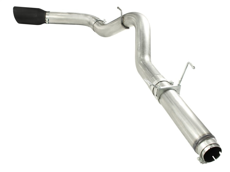 aFe Atlas Exhausts DPF-Back Aluminized Steel Exhaust Compatible with Dodge Diesel Trucks 07.5-12 L6-6.7L Black Tip 49-02016-B