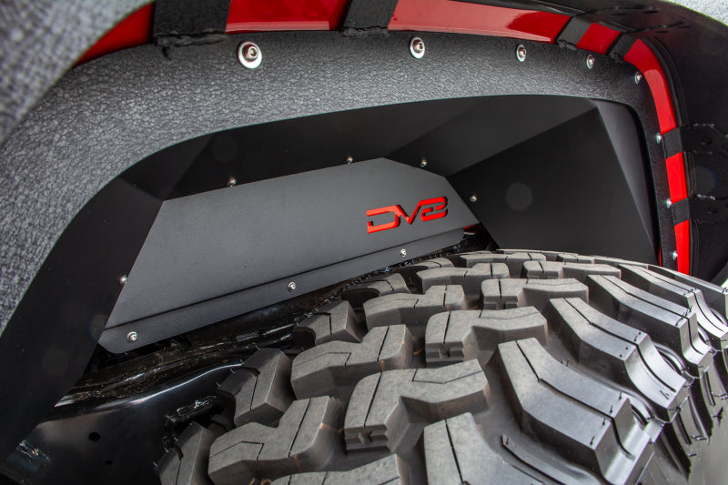 DV8 Offroad 201+ compatible with Jeep Gladiator Rear Inner Fenders Black INFEND-04RB