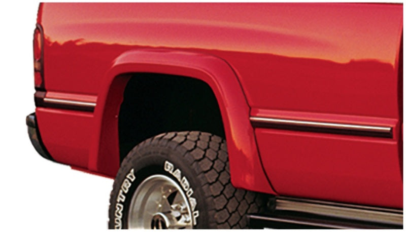 Bushwacker 94-01 Compatible with Dodge Ram 1500 Fleetside Extend-A-Fender Style Flares 2pc 78.0/96.0in Bed Black 50010-11