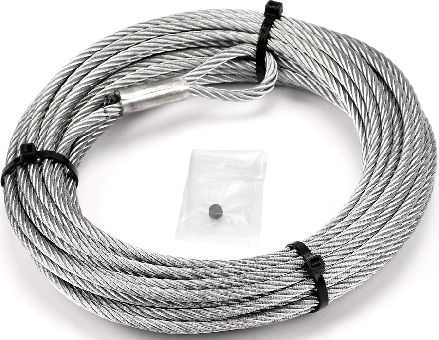 WARN 100972 Service Part - Wire Winch Rope Replacement Kit, Fits: VRX and AXON Winches - 7/32" x 50'