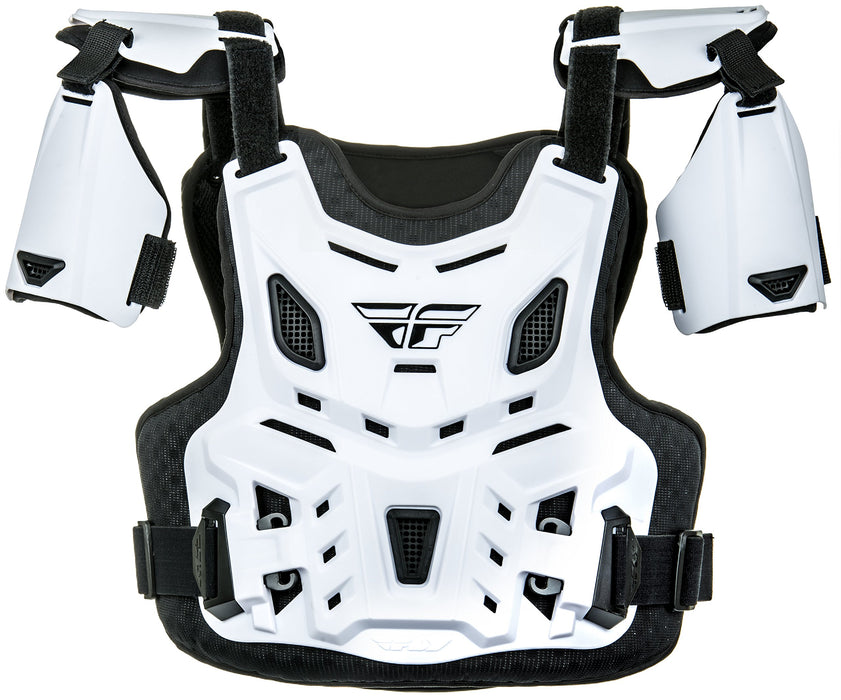 Fly Racing Youth Revel Race CE Roost Guard (WHITE)