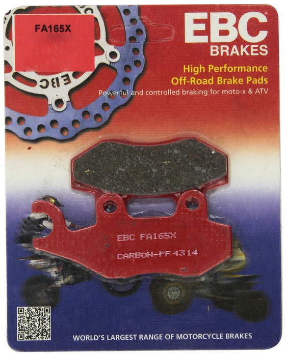 EBC Brakes FA165X Disc Brake Pad Set, Black, One Size