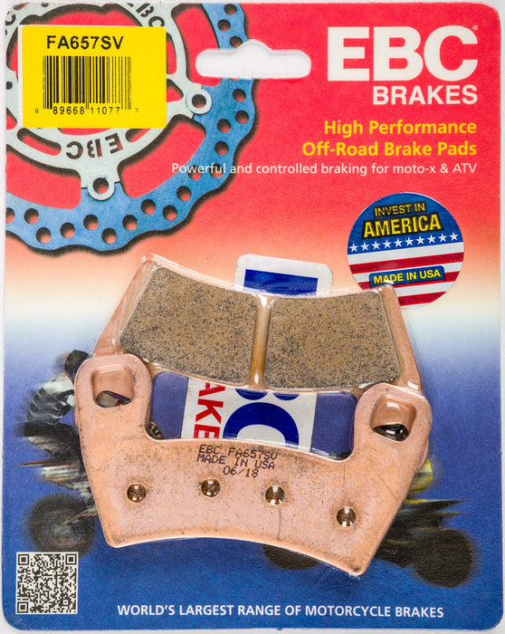 EBC FA657SV SV Series Severe Duty Disc Brake Pads