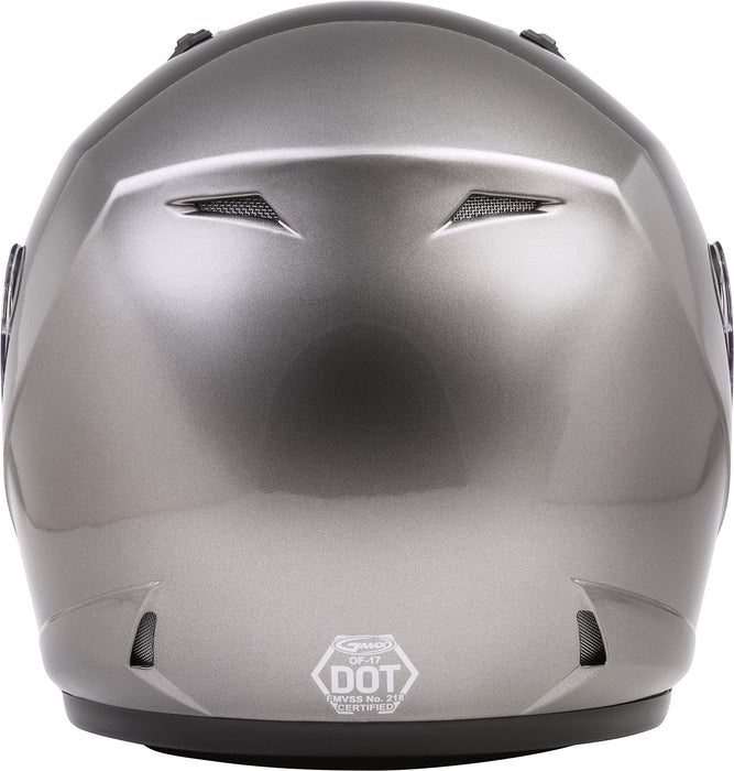 GMAX OF-17 Open-Face Street Helmet (Titanium, XX-Large)