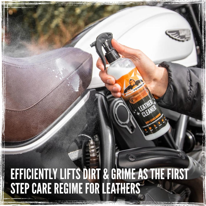 Tru Tension | Motorcycle Leather Cleaner | Motorbike Leather Care Spray | Fast Working | Motorcycle Tools & Accessories