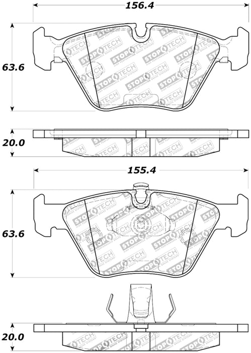 StopTech Street Touring Brake Pads 308.0725