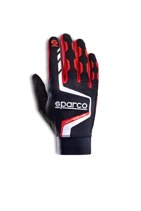 Sparco Gloves Hypergrip+ 12 Black/Red 00209512NRRS