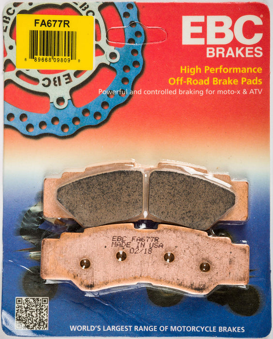 EBC FA677R R Series Sintered Disc Brake Pad