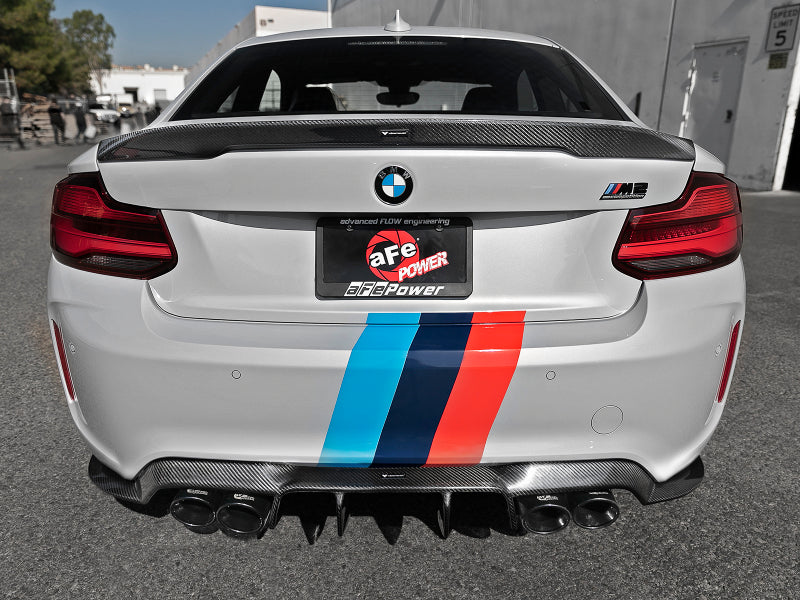 aFe MACHForce XP Exhausts Cat-Back SS 19-21 BMW M2 Competition L6-3.0L w/Black Tips 49-36350-B