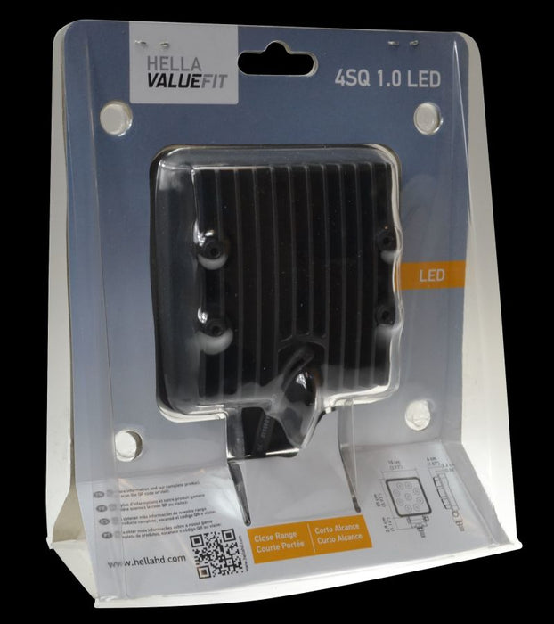 Hella ValueFit Work Light 4SQ 1.0 LED MV CR LT 357103002