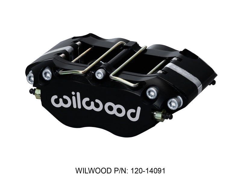 Wilwood Caliper-GN6R-L/H-Black Ano (.80 Thk Pad) 1.75/1.38/1.38in Pistons 1.38in Disc 120-13947