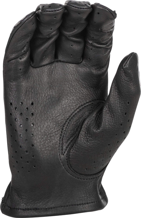 Highway 21 Men's Motorcycle Louie Perforated Gloves (Black, Small)