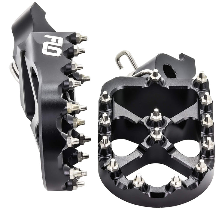 Flo Motorsports Foot Pegs, Fits: Yamaha Yz85, Yz125/250, Yz250/450, Wr250/400/426/450 (Fpeg-793blk)