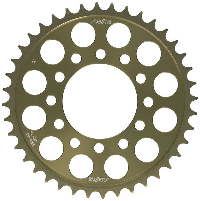 Sunstar 5-335640 Works Triplestar 40-Teeth 520 Chain Size Rear Aluminum Sprocket